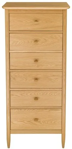 Ercol Teramo 6 Drawer Tall Chest