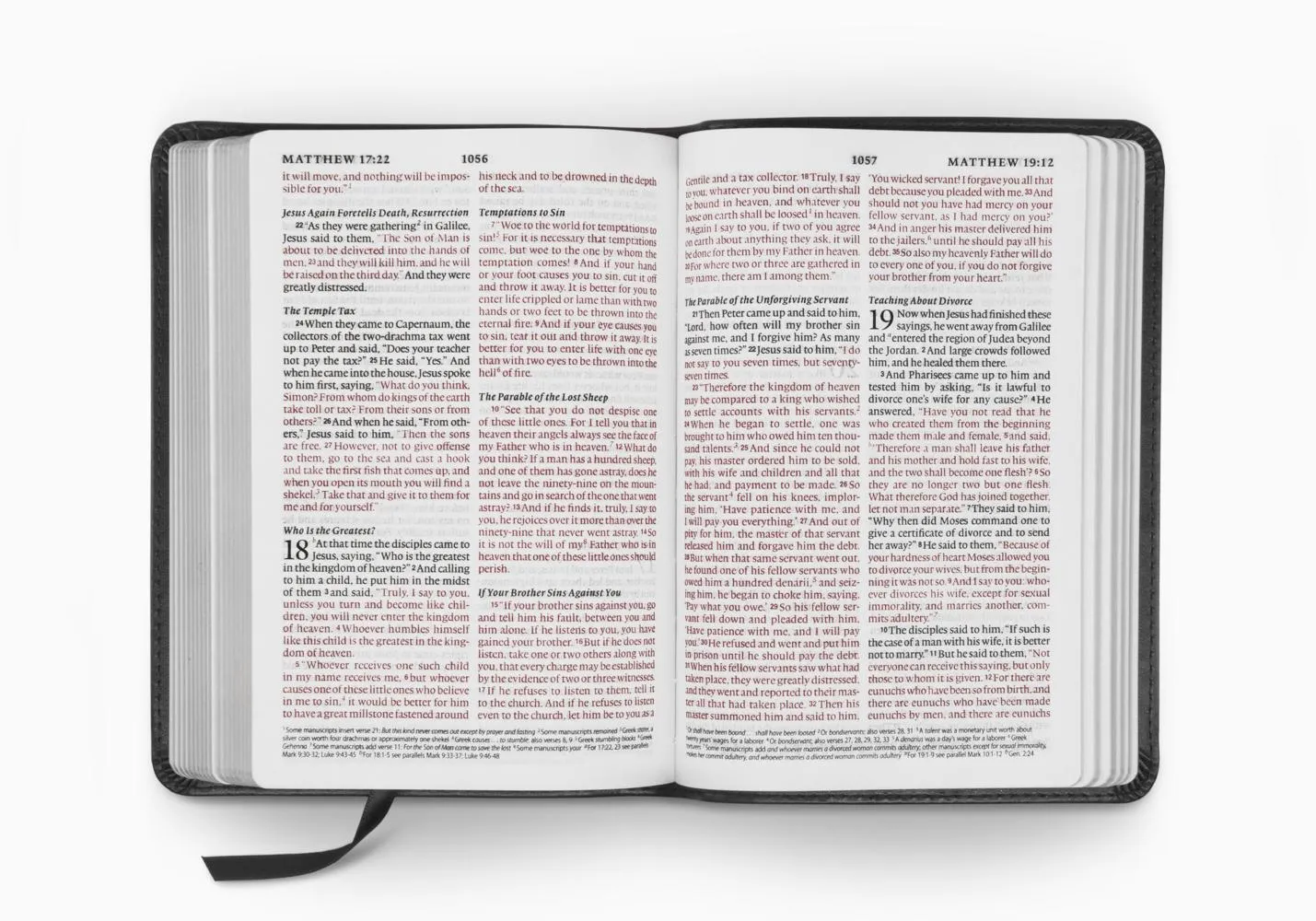 ESV Large Print Compact Bible (Trutone, Charcoal, Crown Design)