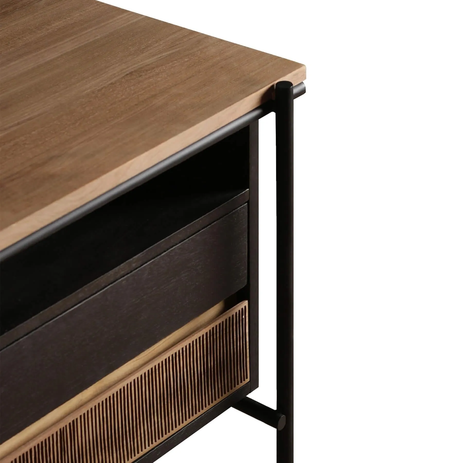 Ethnicraft Oscar Desk With 2 Drawers