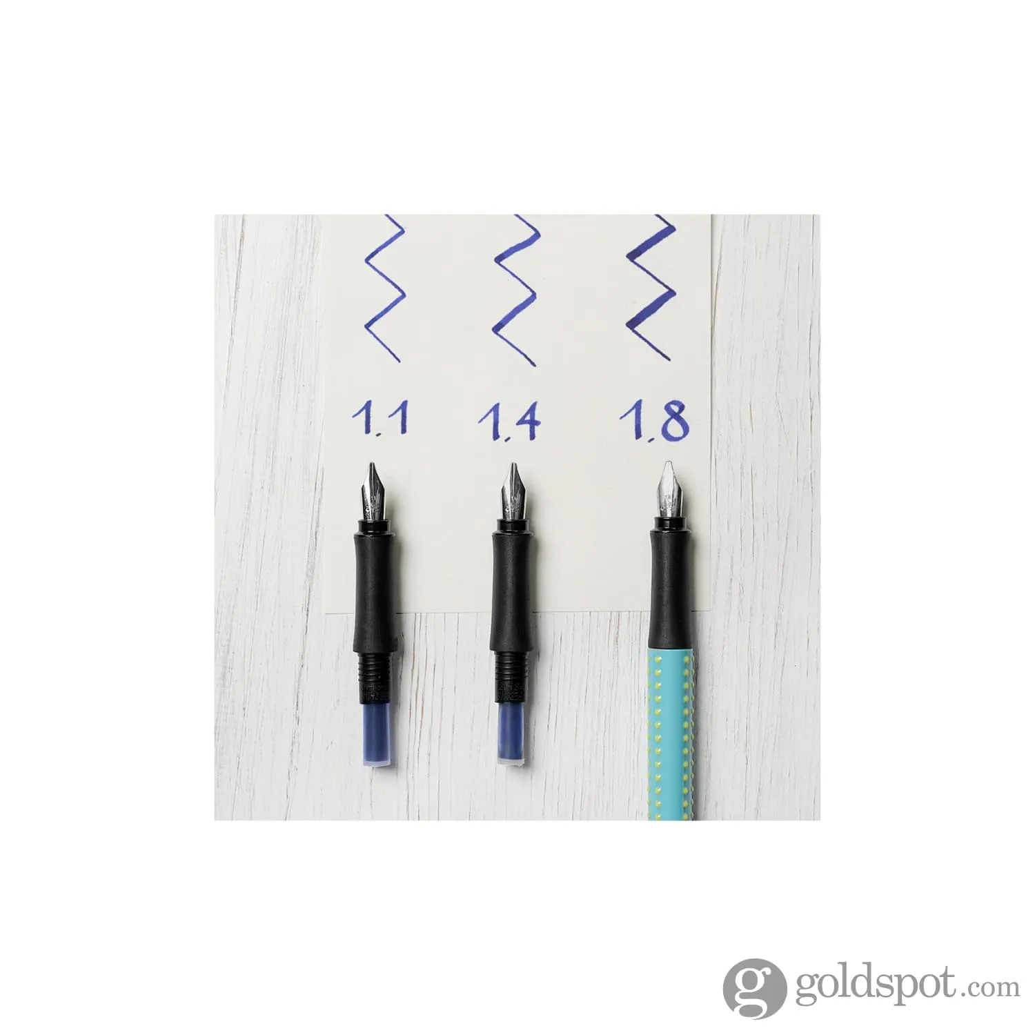 Faber Castell Grip 2011 Fountain Pen in Calligraphy Gift Set