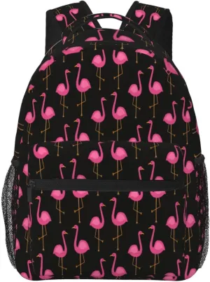 Flamingo Backpacks 15in Laptop Backpack Multipurpose Double Shoulder Bag For Men Women Gifts