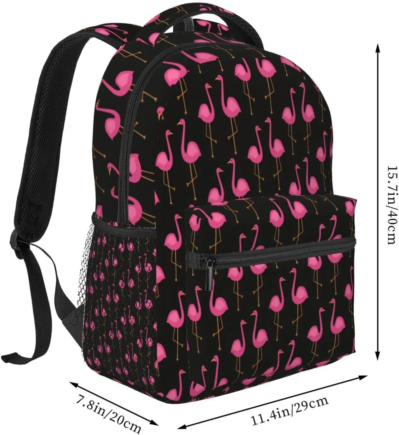 Flamingo Backpacks 15in Laptop Backpack Multipurpose Double Shoulder Bag For Men Women Gifts