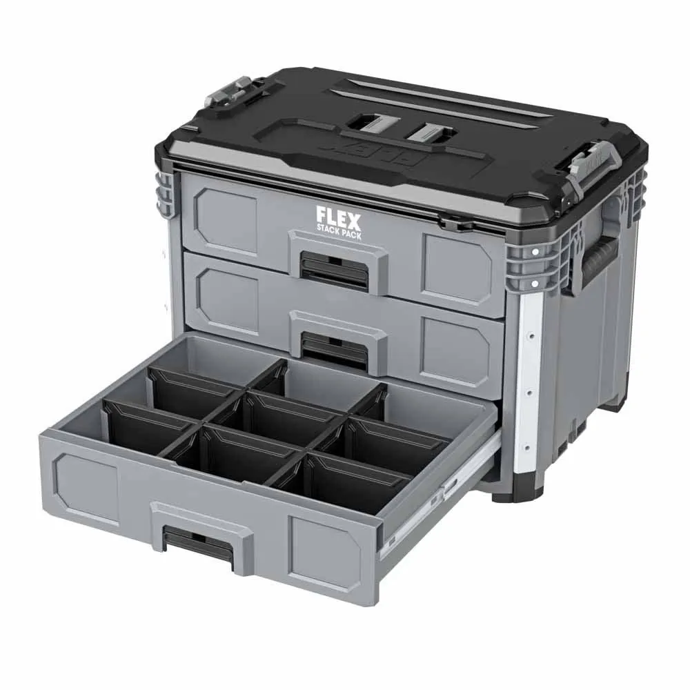 Flex Fs1105 Stack Pack 3-Drawer Tool Box