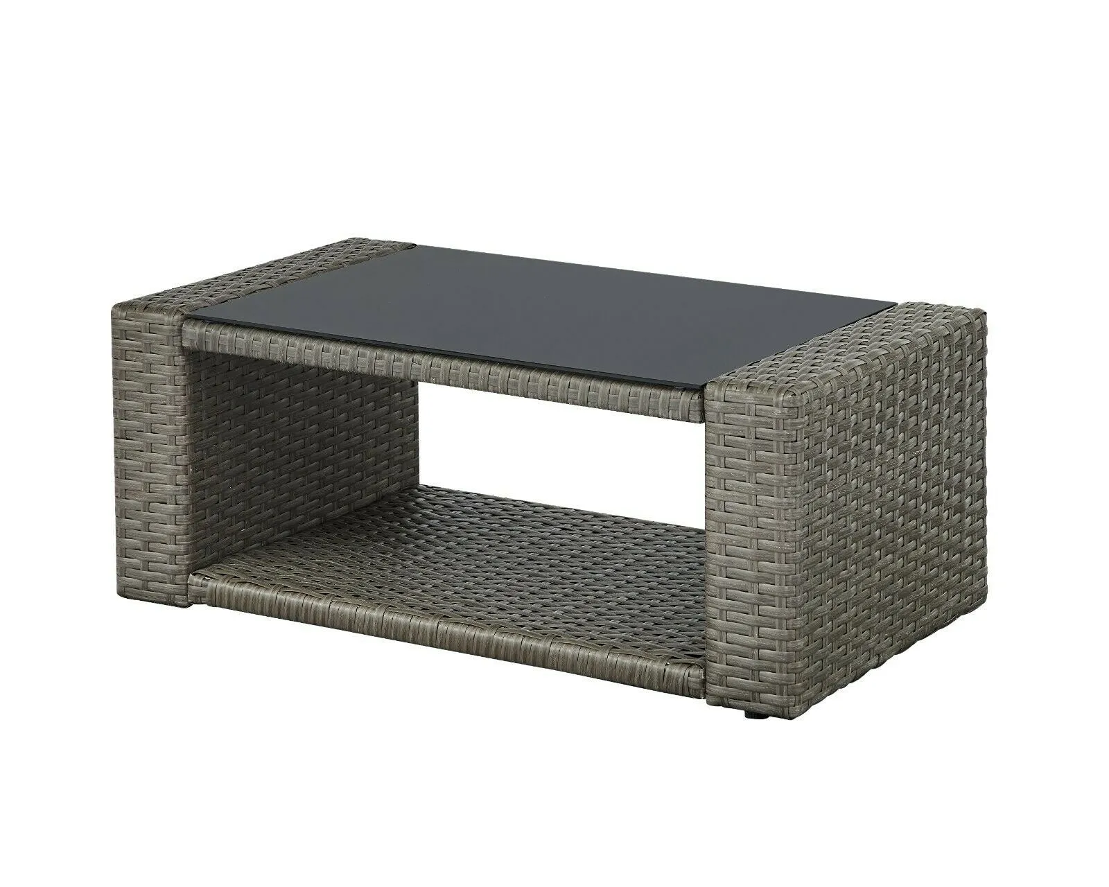 Florence 4 Piece Garden Lounger Set with Cover - Grey