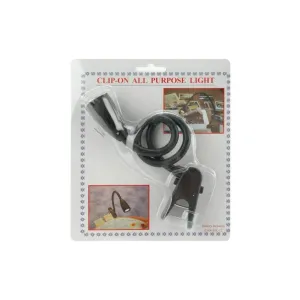 Frank A. Edmunds Clip-On All-Purpose Light Black*