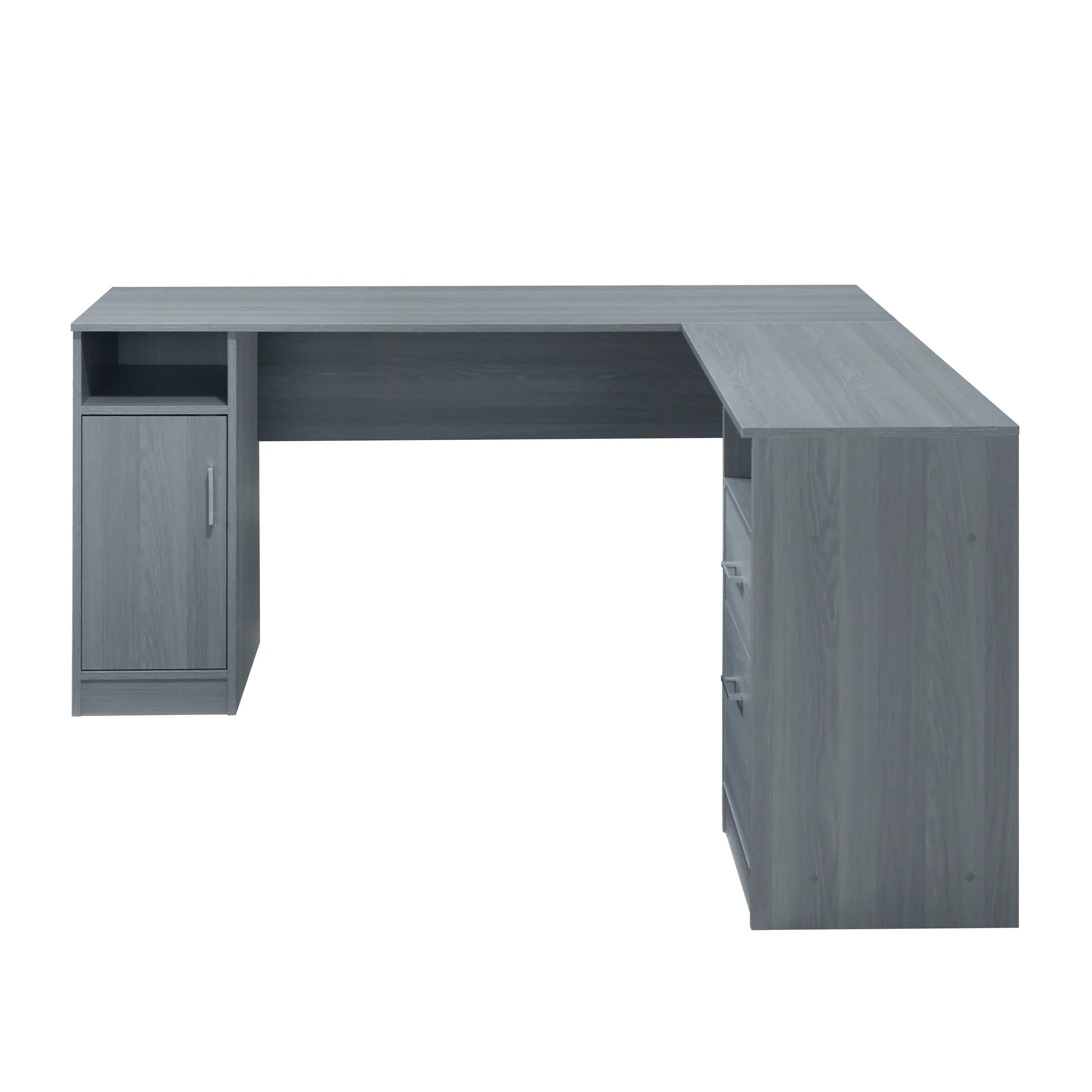 Functional L-Shape Desk with Storage