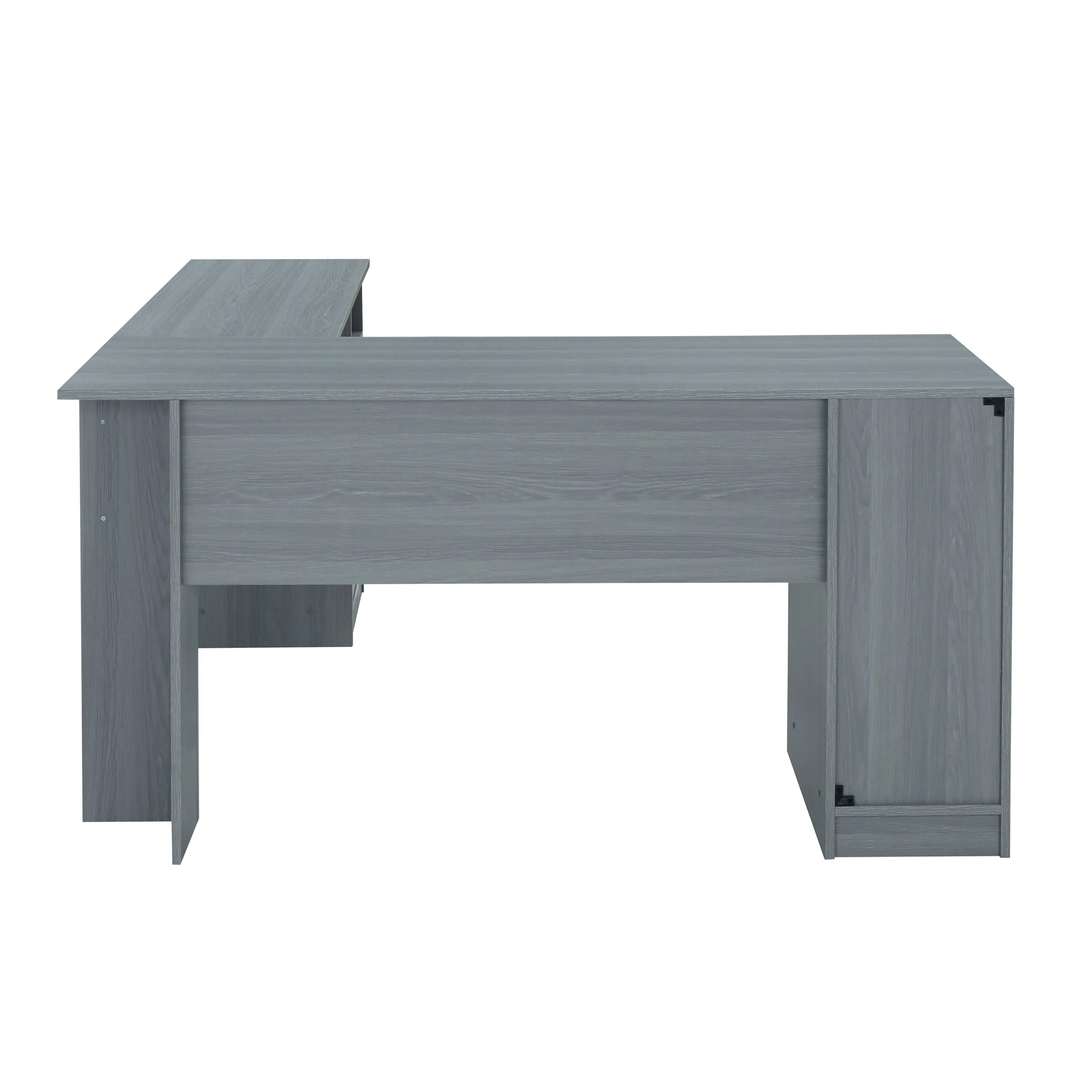 Functional L-Shape Desk with Storage