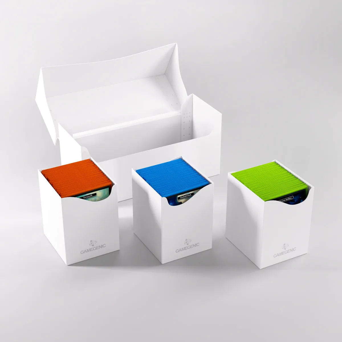 Gamegenic: Triple Deck Holder Deck Box - White (300ct XL)