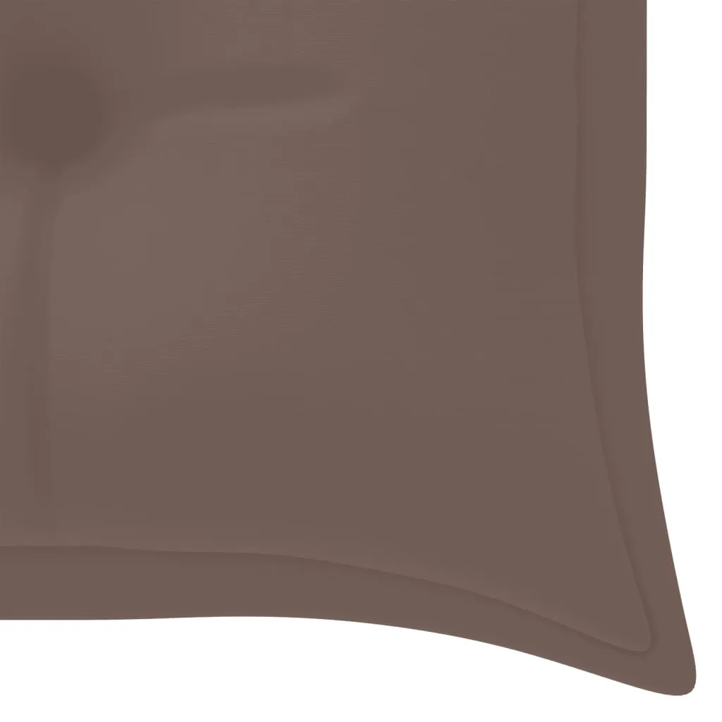 Garden Bench Cushion Taupe 150x50x7 cm Fabric
