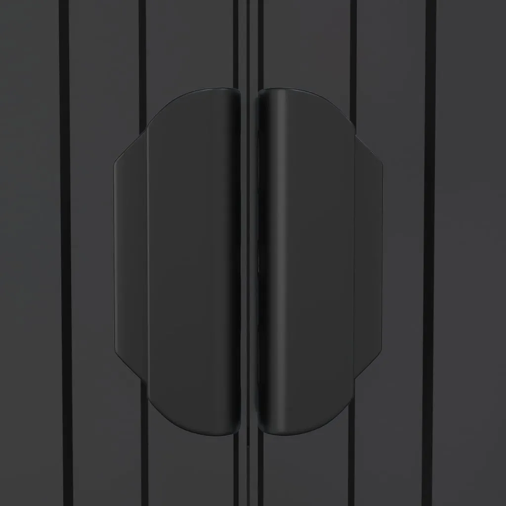 Garden Shed Anthracite 192x938x223 cm Galvanised Steel