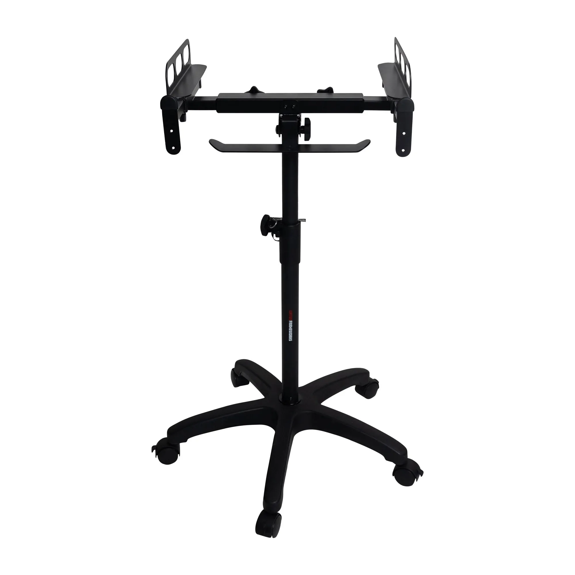 Gator Frameworks Height and Angled Adjustable Wheeled Mixer Stand