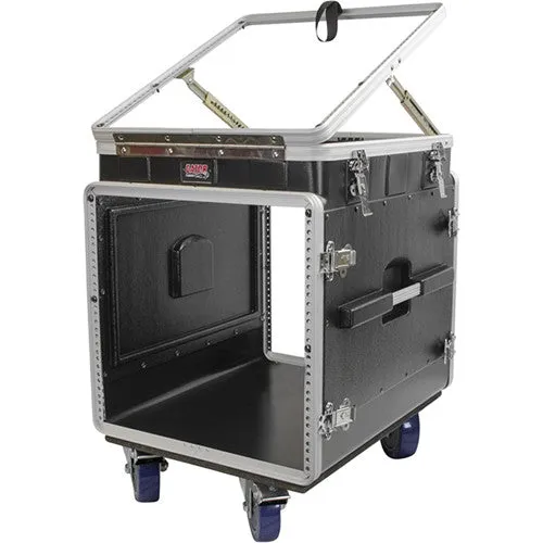Gator GRC-12X10-PU Pop-Up Console Rack Case - 12U Pop Up, 10U Front