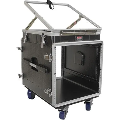 Gator GRC-12X10-PU Pop-Up Console Rack Case - 12U Pop Up, 10U Front