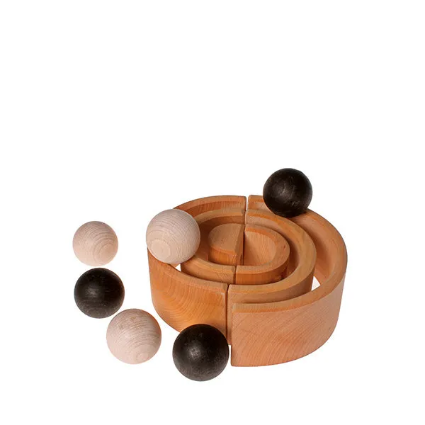 Grimm’s 6 Wooden Balls – Monochrome