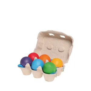 Grimm’s 6 Wooden Balls – Rainbow