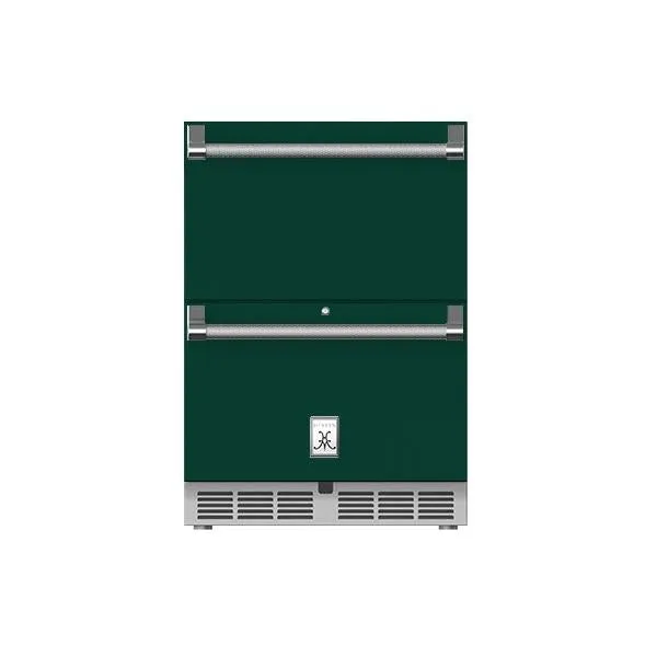 Hestan 24" Refrigerator and Freezer Drawers with Lock
