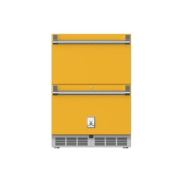 Hestan 24" Refrigerator and Freezer Drawers with Lock