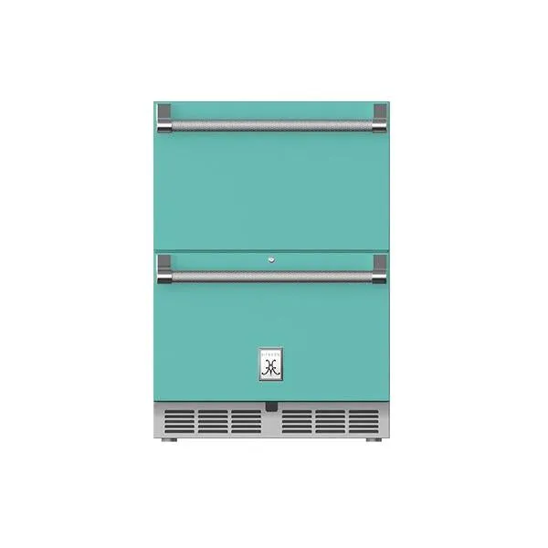 Hestan 24" Refrigerator and Freezer Drawers with Lock