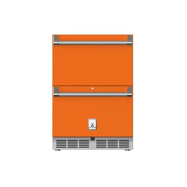 Hestan 24" Refrigerator and Freezer Drawers with Lock