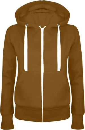 Hoodies For Women Zip Up Oversized Hooded Sweatshirt Long Sleeve Fleece Jacket With Pockets Fall Fashion Outfits 2023