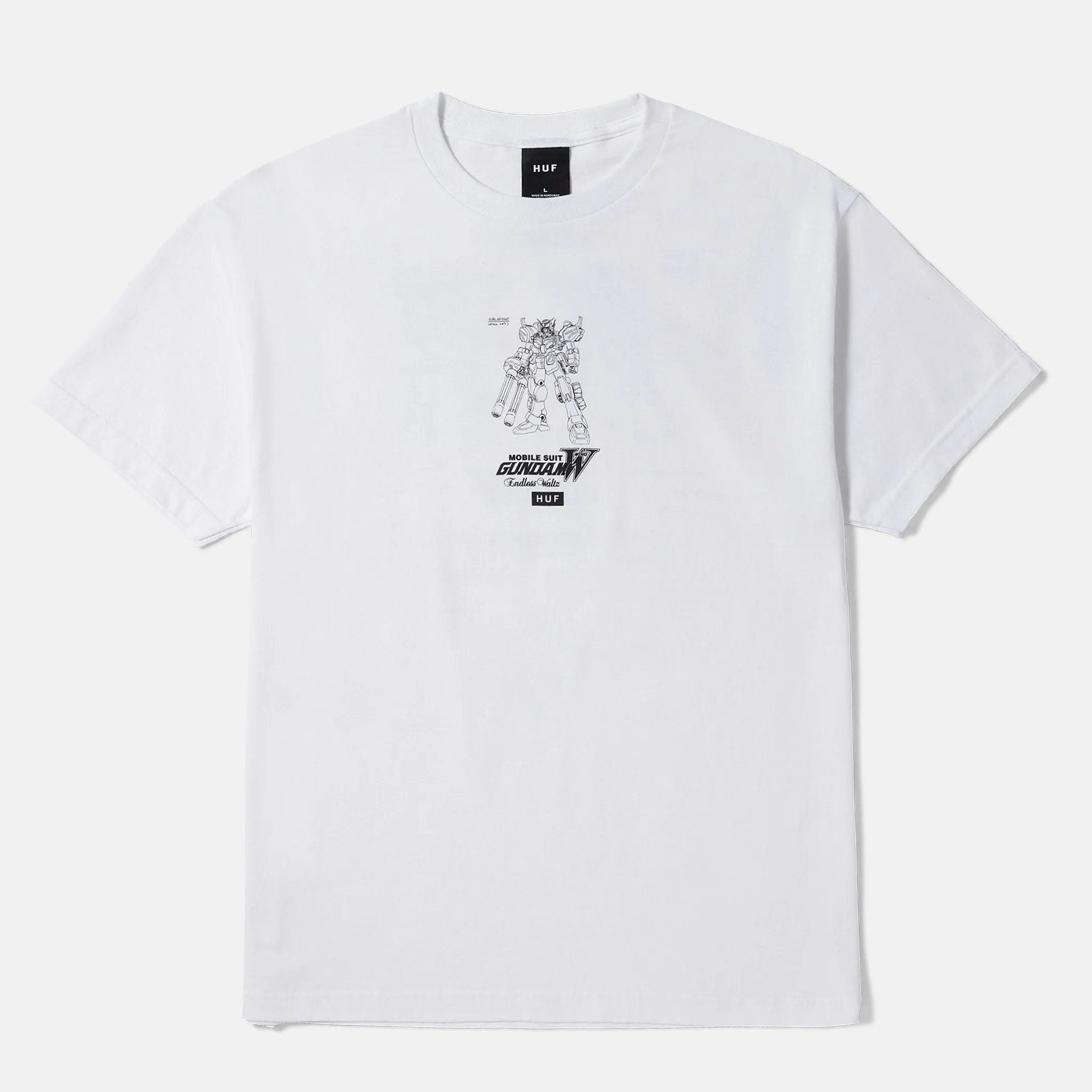 Huf - Gundam Wing Heavy Arms Schematics T-Shirt - White