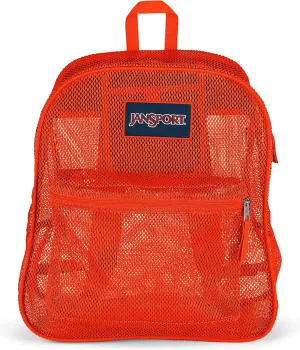 JanSport Mesh Pack - See Through Backpack Ideal for School, Work, Travel, or Beach Outings, Fiesta