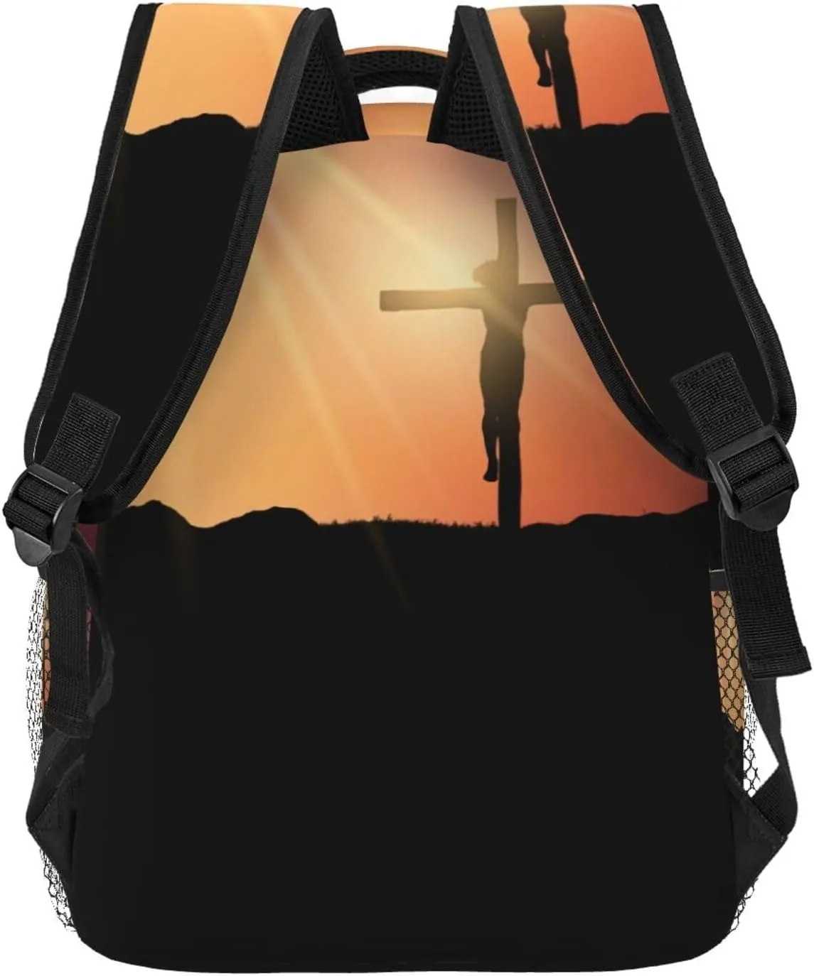 Jesus Travel Laptop Backpack Women Lightweight Backpack Adjustable College Backpack Fits 15.6 Inch Laptop Waterproof Travel Backpack for Women, Men, Travel -Cross