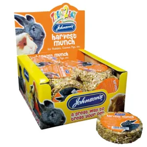 Johnson's Veterinary | Rabbit And Guinea Pig Treat | Harvest Munch - 70g