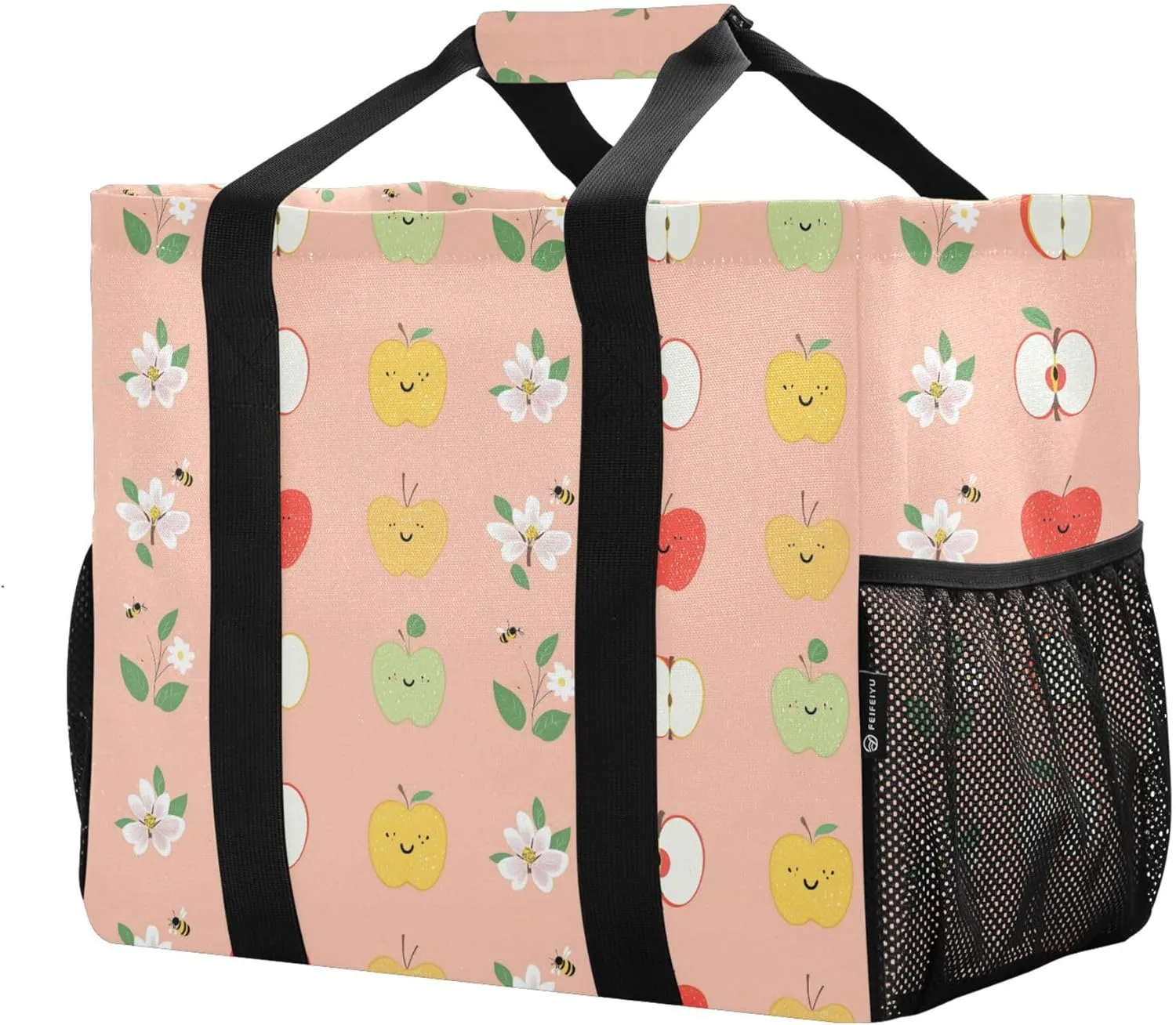 KLL Large Utility Tote Bag Canvas Collapsable Water Resistant Cars Tote Bag