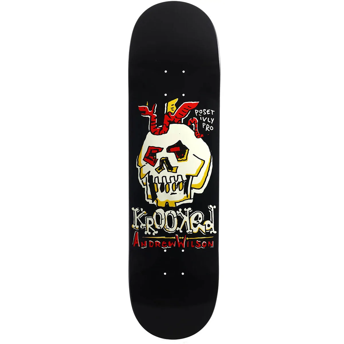 Krooked - Andrew Wilson Positively Pro 8.5 Skateboard Deck