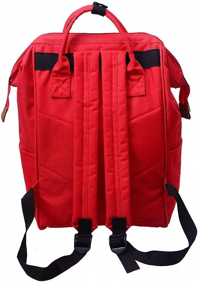 Large Capacity Baby Bag Travel Backpack Bag Baby Mom Backpack Women Carry Red