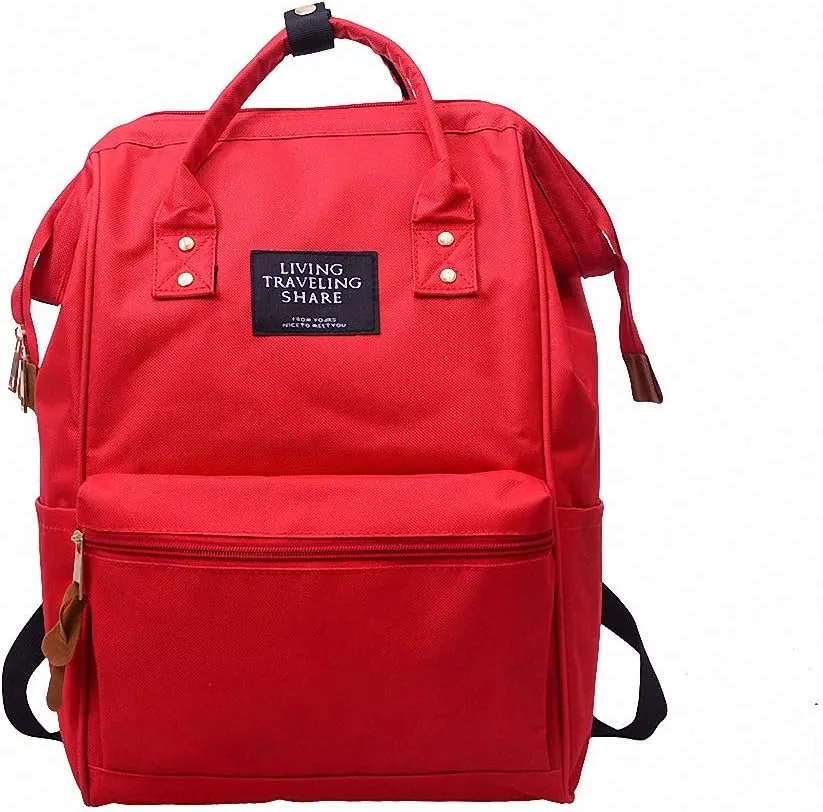 Large Capacity Baby Bag Travel Backpack Bag Baby Mom Backpack Women Carry Red