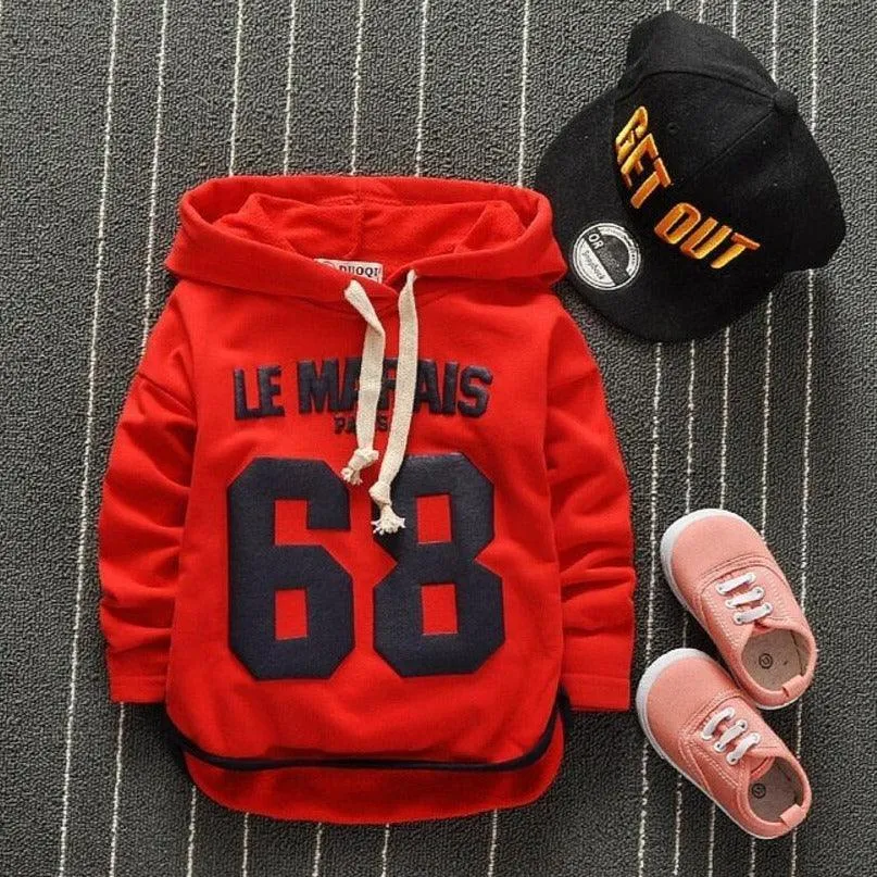 Le Marais Paris Unisex Hoodie Lightweight Ages 2 to 5 Girls Hoodie Toddler Kids Hoodie Hooded Sweater Boys Hoodie Casual
