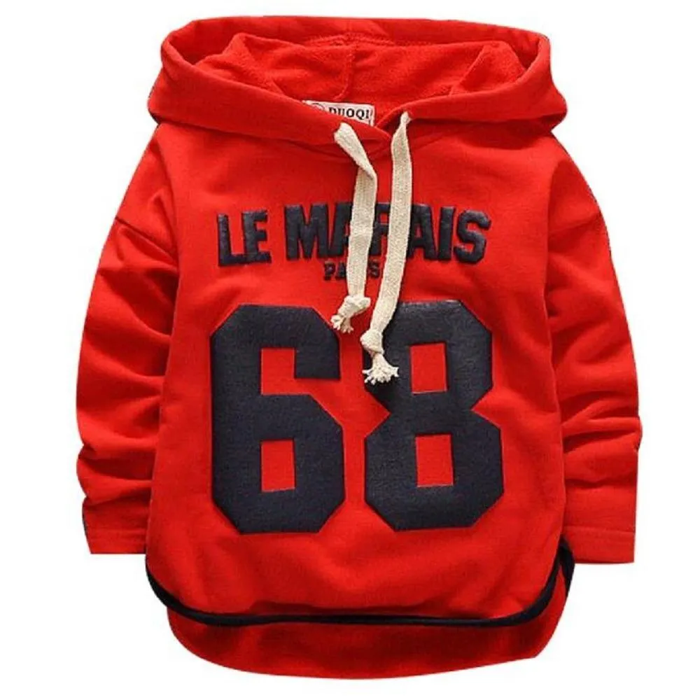 Le Marais Paris Unisex Hoodie Lightweight Ages 2 to 5 Girls Hoodie Toddler Kids Hoodie Hooded Sweater Boys Hoodie Casual