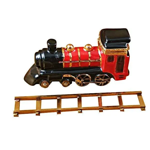 Locomotive Train on Brass Track