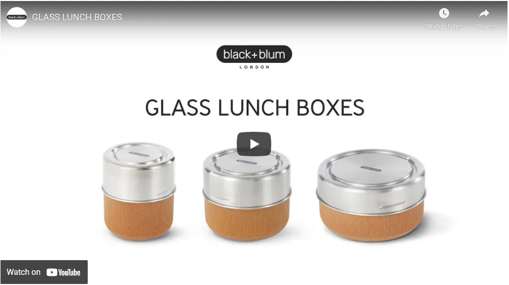 Lunch Pot Large  -Glass by Black   Blum