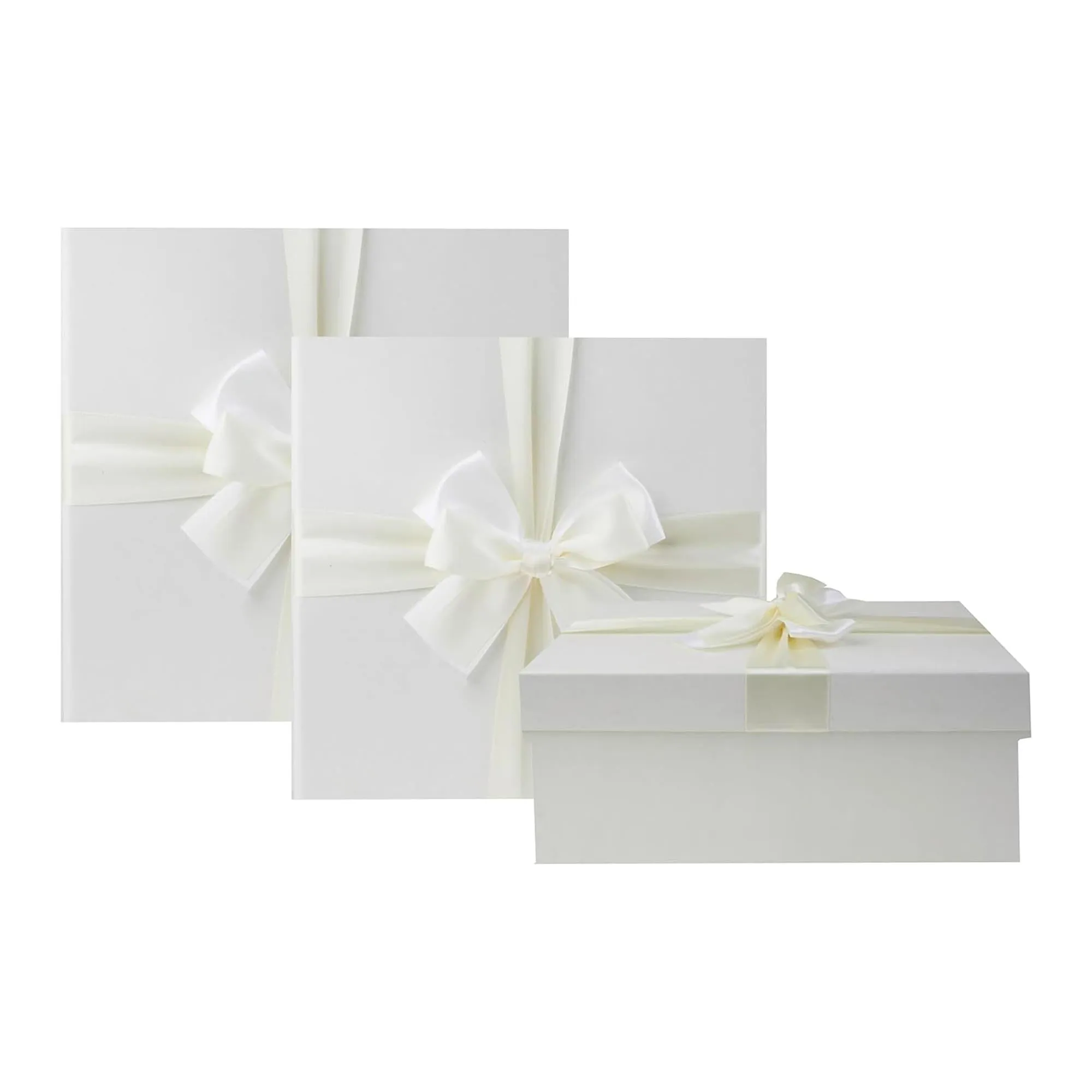 Luxury Ivory Gift Boxes - Set of 3 (Sizes Available)