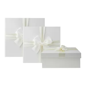 Luxury Ivory Gift Boxes - Set of 3 (Sizes Available)