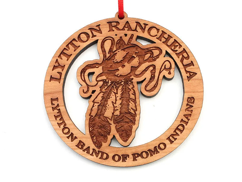 Lytton Ranchera Custom Logo Ornament