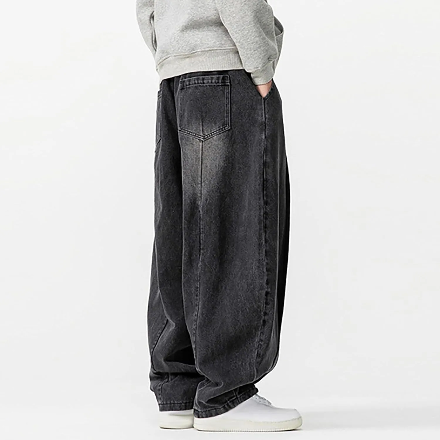Man Pants Pants for Man Denim Medieval Harem Western Flare Wide Leg Summer Fall Pants 2025