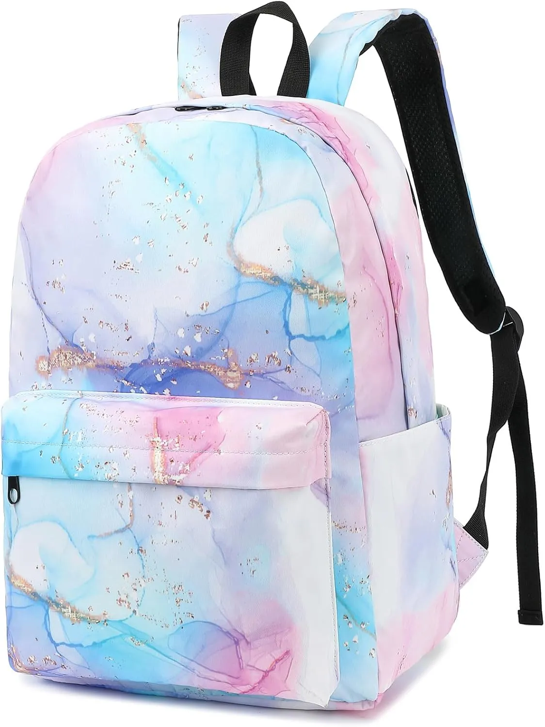 Marble Backpack for Girls Women Teens, School Backpack College Bookbags Ladies Laptop Backpacks