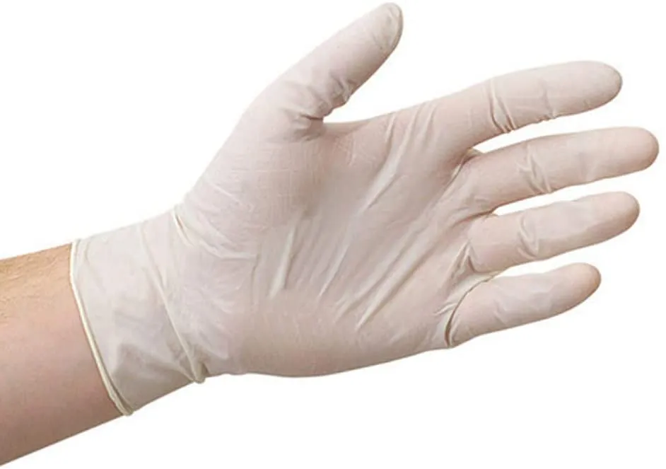Medpride Medical Exam Latex Gloves | 5 mil Thick, Small Box of 100