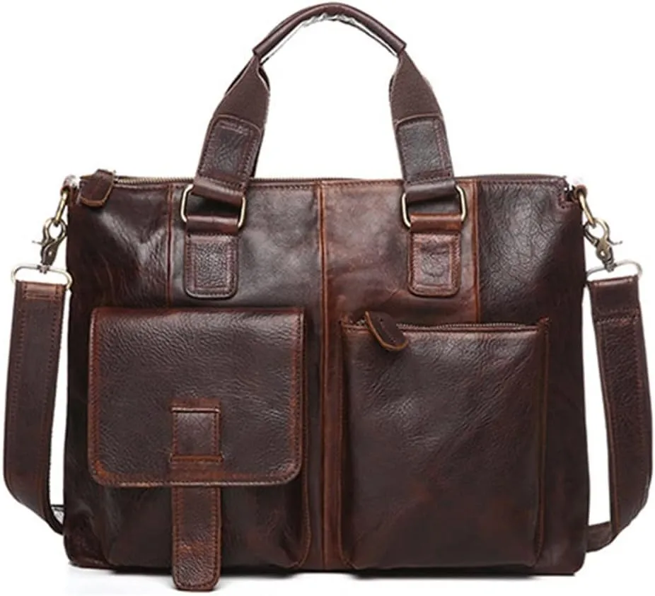 Men Handbags Vintage Laptop Briefcases Office Shoulder Bags Tote Male Crossbody Messenger Bags