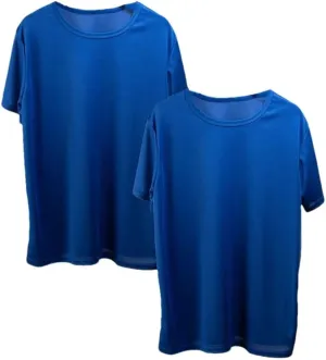 Men's Quick Dry Gym Shirts 2 Pack Workout Tees for Running Fitness Summer Short Sleeve Athletic Tops