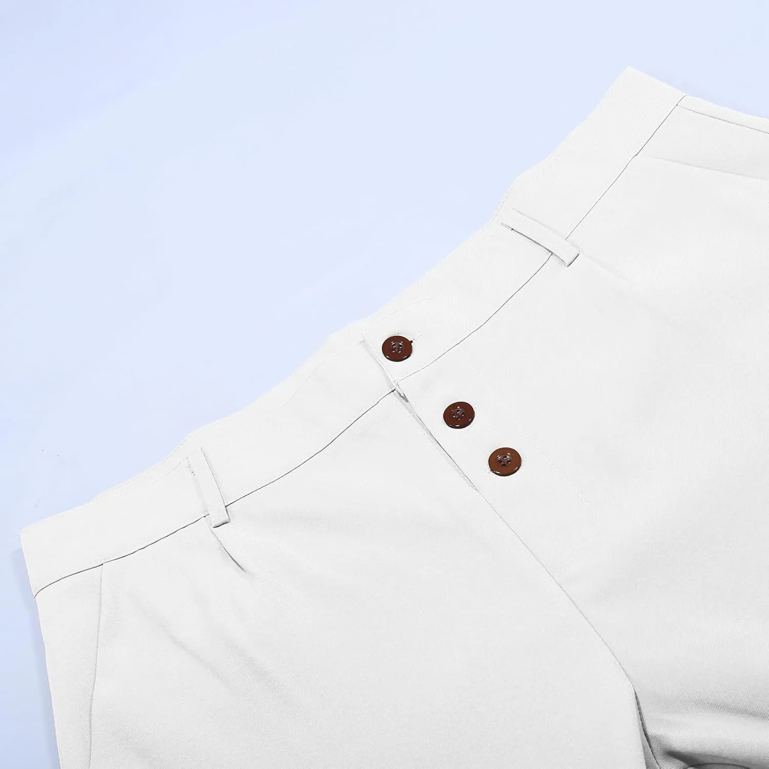 Men's Suit Pants,Expandable Waist Slim Fit Stretch Formal Dress Pants Straight Leg Work Slacks Suit Trousers