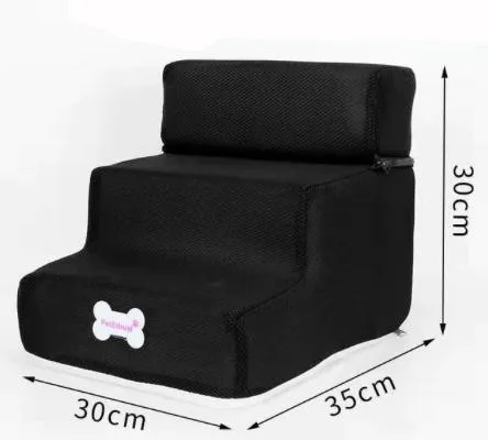 Mesh Foam 2 or 3 Step Pet Stairs
