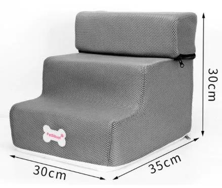 Mesh Foam 2 or 3 Step Pet Stairs