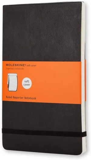 Moleskine Pocket Reporter Plain Notebook Black 9 Pcs Display