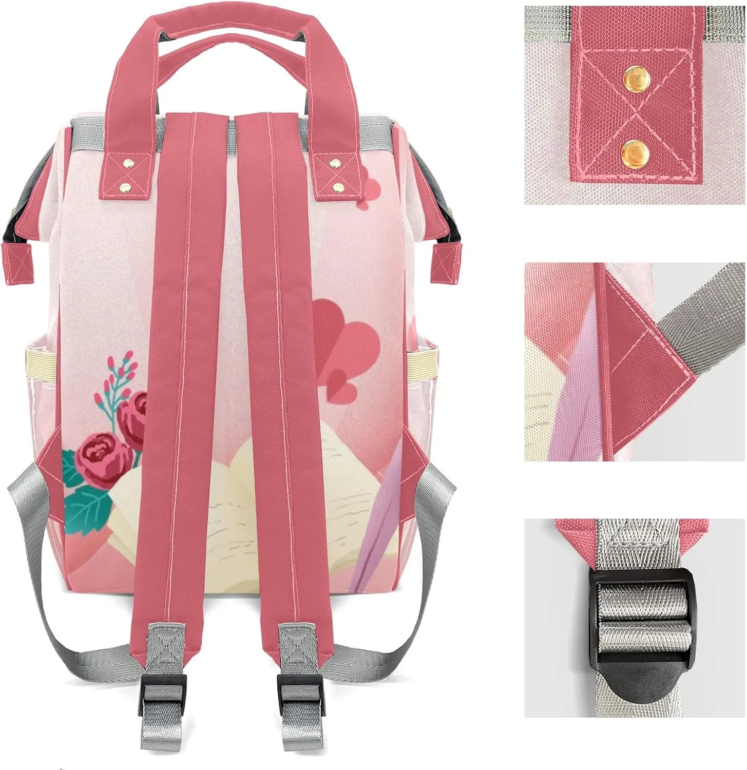 Mother Mummy Bags Custom Personalized with Name Diaper Bags Backpack Nappy Bag Gifts