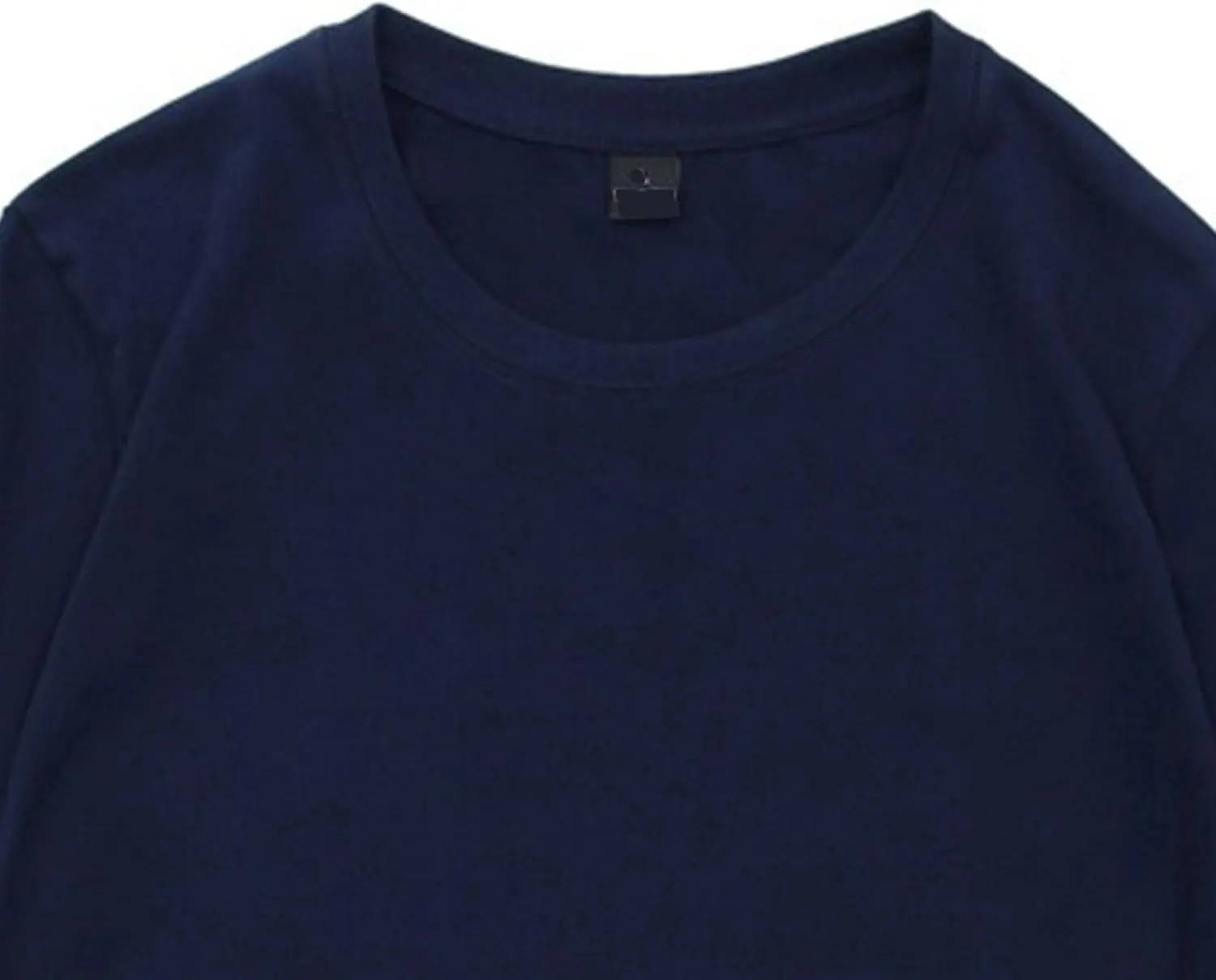 Multipack Cotton T-Shirt for Men Crew Neck Short Sleeve Loose Basic Tees Solid Color Stretch Plain Tee Tops